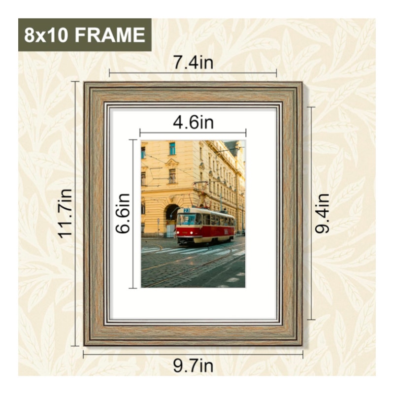 Vittanly 8x10 Picture Frame Set of 4