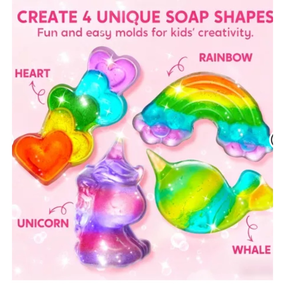 Unicorn Soap Making Studio Set for Kids 6-12