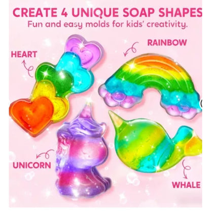 Unicorn Soap Making Studio Set for Kids 6-12