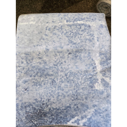 Blue Area Rug 8x10 Machine Washable Rug Vintage Traditional Floor rug