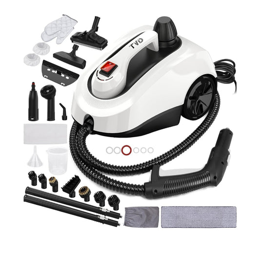 TVD Heavy Duty Canister Steam Cleaner 28 Accessories Good Condition