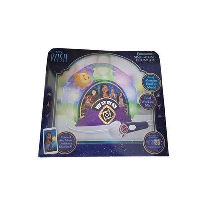 Disney Wish Karaoke Machine w/ Microphone & Bluetooth Speaker Built in Music