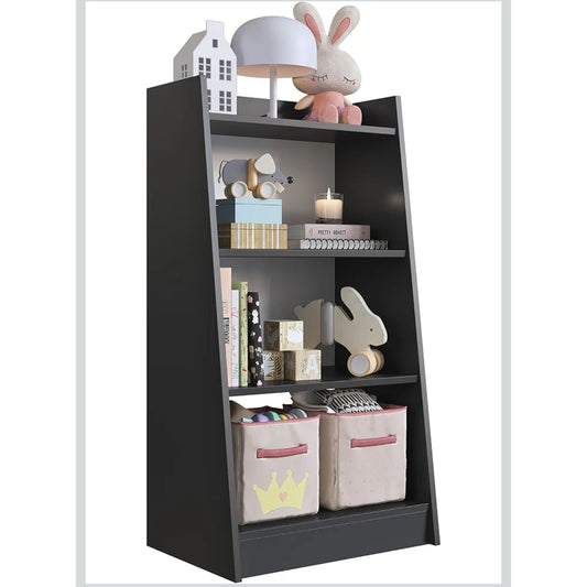 4 Shelf Bookshelf Ladder Bookcase by Art In Móveis NEW