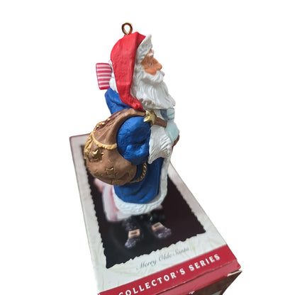 1996 Hallmark Keepsake Ornament - Merry Olde Santa #7 - Patriotic