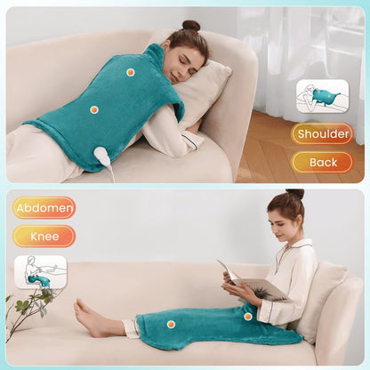 Ultra Soft Heating Pad with 4 Heat Settings & Auto Shut-off
