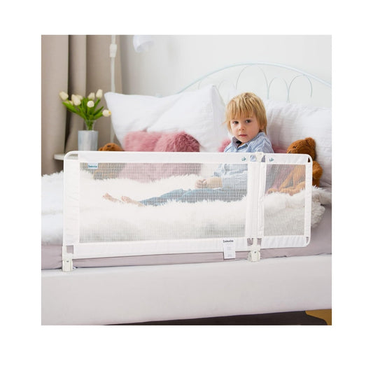 Toddler Bed Rail Guardian 39"-51" Side Guard for Twin/Queen/Full Size Bed 22.5" Tall