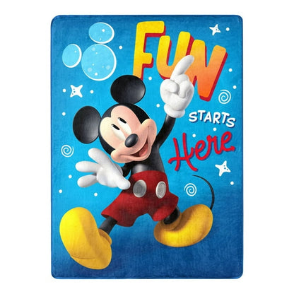Disney Mickey Mouse Throw Blanket, Silk Touch