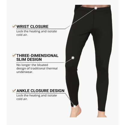 2 pc. men's  Long Johns Thermal Underwear 2XL