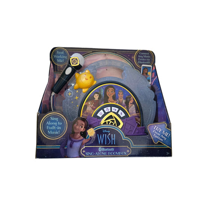 Disney Wish Karaoke Machine w/ Microphone & Bluetooth Speaker Built in Music