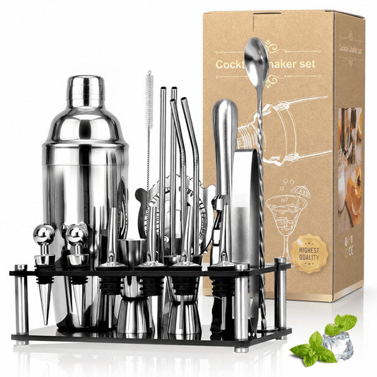 New 20 pc Cocktail Shaker Set