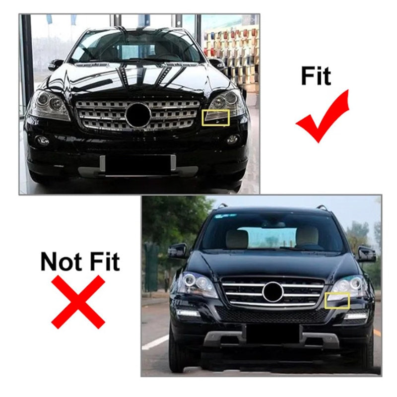 Front  Grill ABS Silver for Mercedes Benz ML Class W164 ML320 ML350