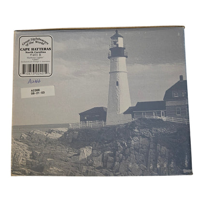 Harbour Lights Autographed Cape Hatteras Collectible Lighthouse Certificate of Authenticity