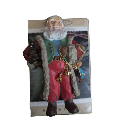 Hallmark Keepsake Santa's Gifts 1996 Ornament Folk Art Americana Collection