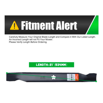 High Lift 5 Star Replacement Blades for Craftsman 42 inch Mower