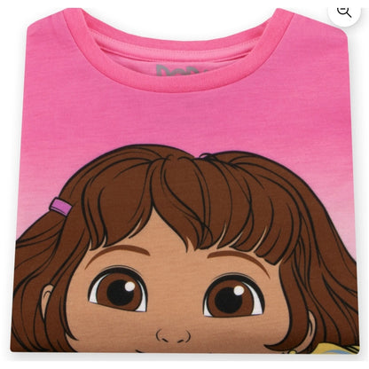 Dora The Explorer Girls Nightgown Night Gown Night Dress Size 6