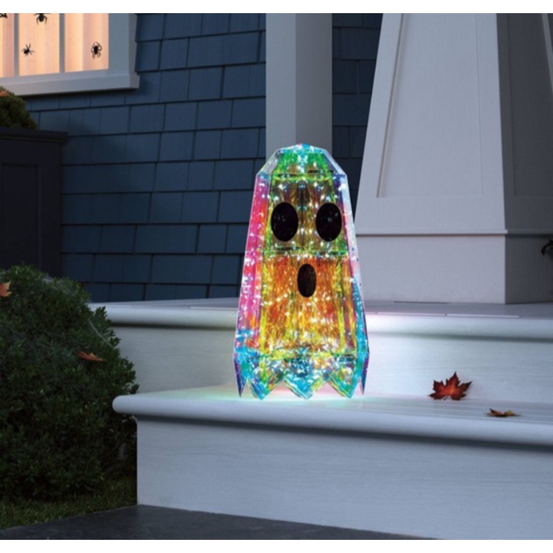 Hyde and Eek 17" Iridescent Light Up Ghost Halloween Decor
