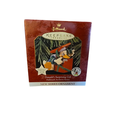 Hallmark Keepsake Ornament Donald's Surprising Gift Archives Series #1 - 1997