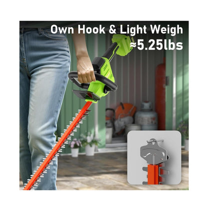 20V Max Hedge Trimmer Cordless, 22 Inch