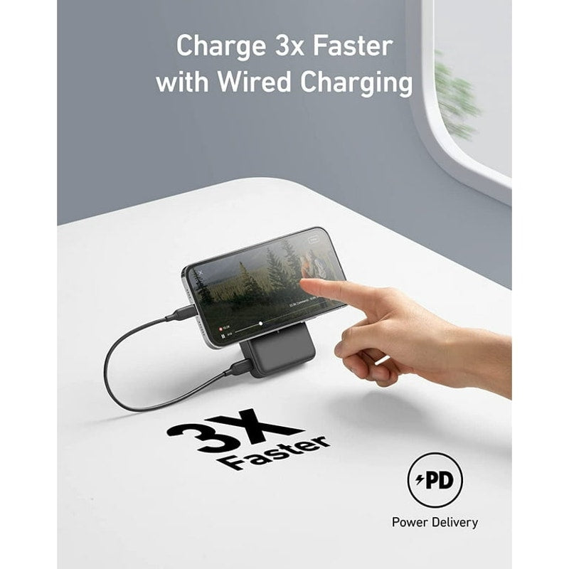 Anker 633 Magnetic Battery (MagGo) 10000mAh 2-in-1 Foldable Wireless Portable Charger w/ 20W USB-C