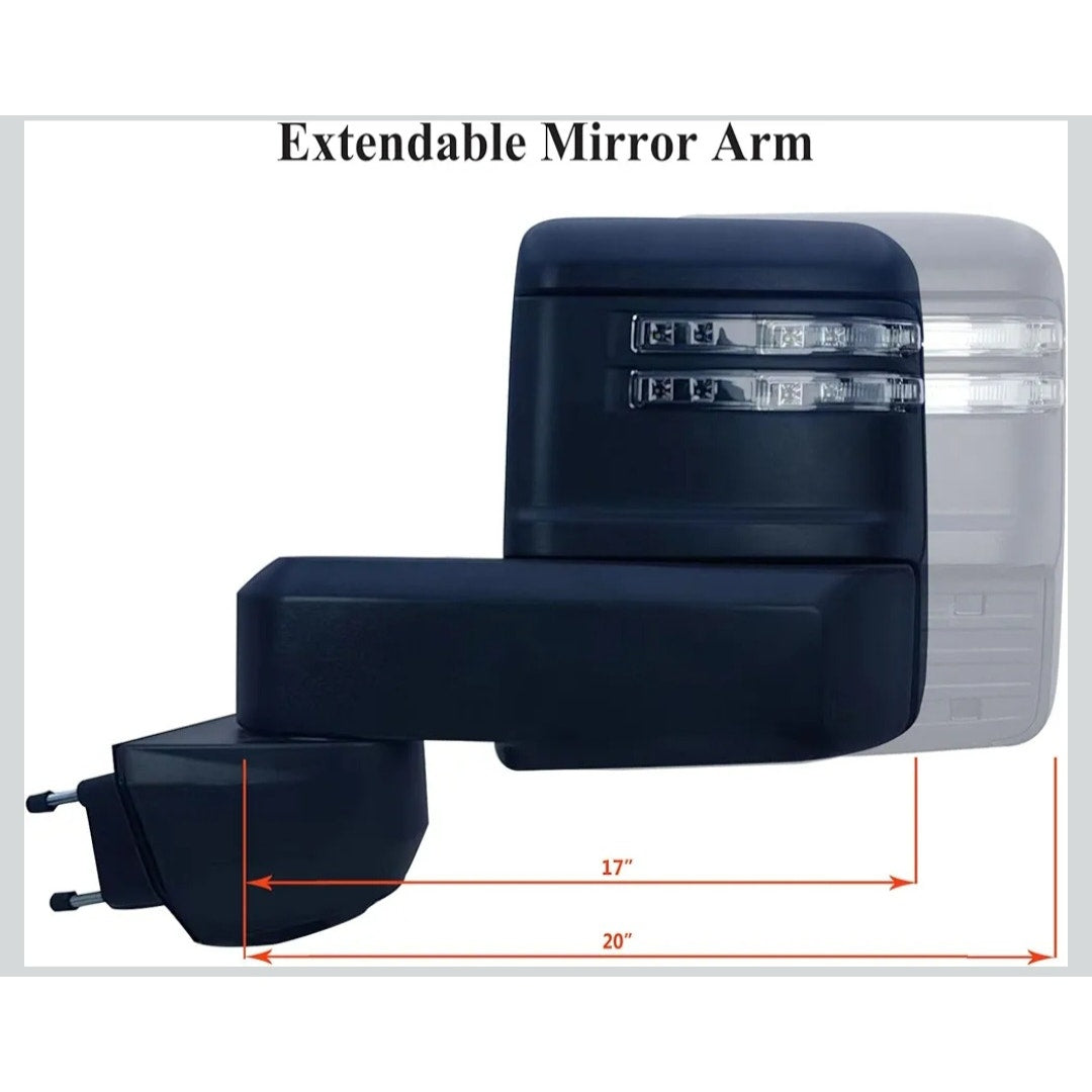 Silverado Towing Mirror Power and Heated 2019-2024 ONE Replacement Side Mirror