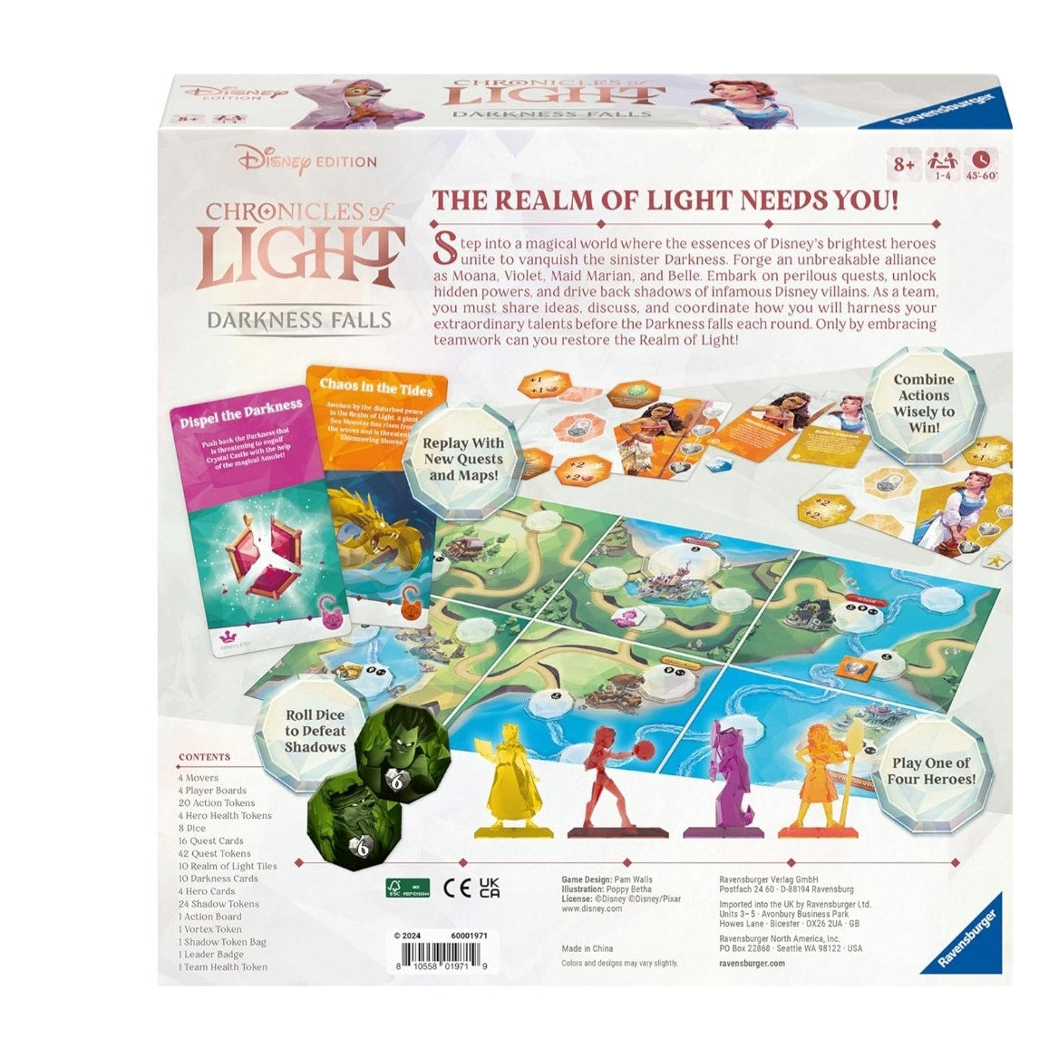 Ravensburger Chronicles of Light Darkness: Falls Disney Board Game 8+ MESH Accredited
