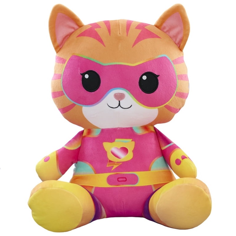 Disney Junior SuperKitties Weighted Stuffed Animal Plush Cat