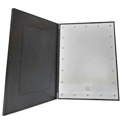 Tony Little Conair Black Picture Frame & Lighted LED Magnification Mirror System