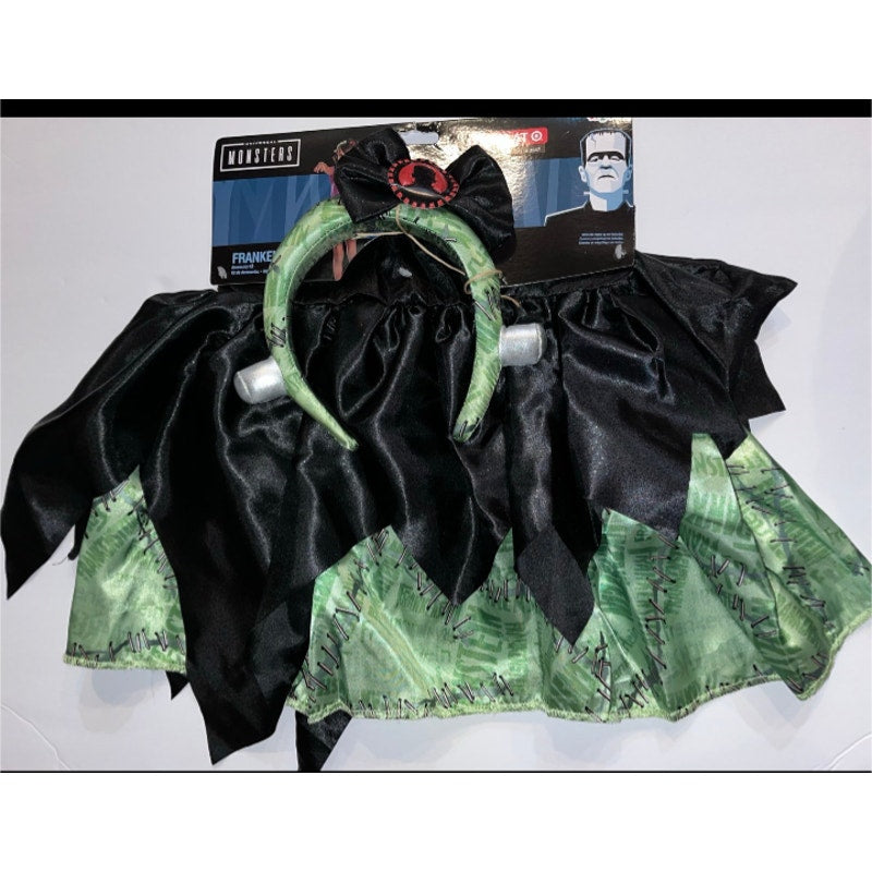 Universal Monsters Frankenstein Tutu Skirt & Headpiece Set Halloween Costume
