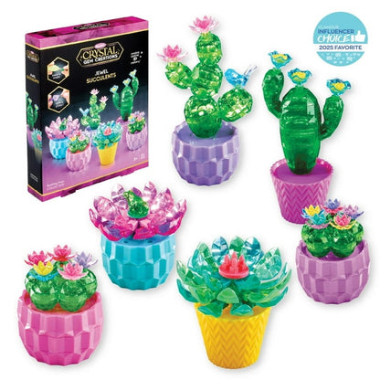 Crystal Gem Creations Jewel Succulents Kit by RoseArt, 175 Pieces