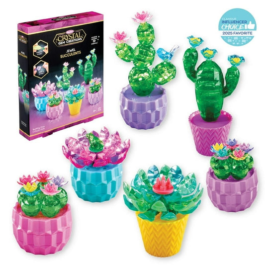 Crystal Gem Creations Jewel Succulents Kit by RoseArt, 175 Pieces