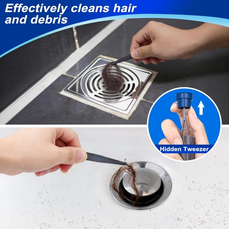 Toilet Plunger and Brush Set with Holder