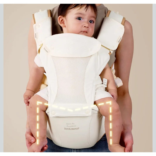 Bebamour Baby Carrier with Hip Seat