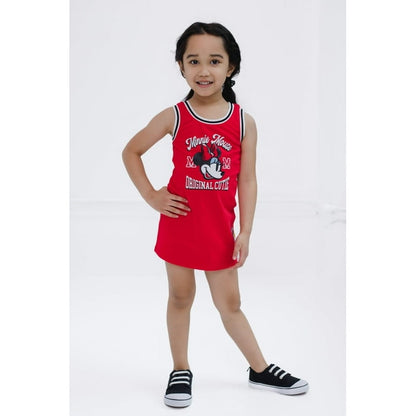 Disney Minnie Mouse Tank Jersey Dress Size 4T Toddler Little Girls