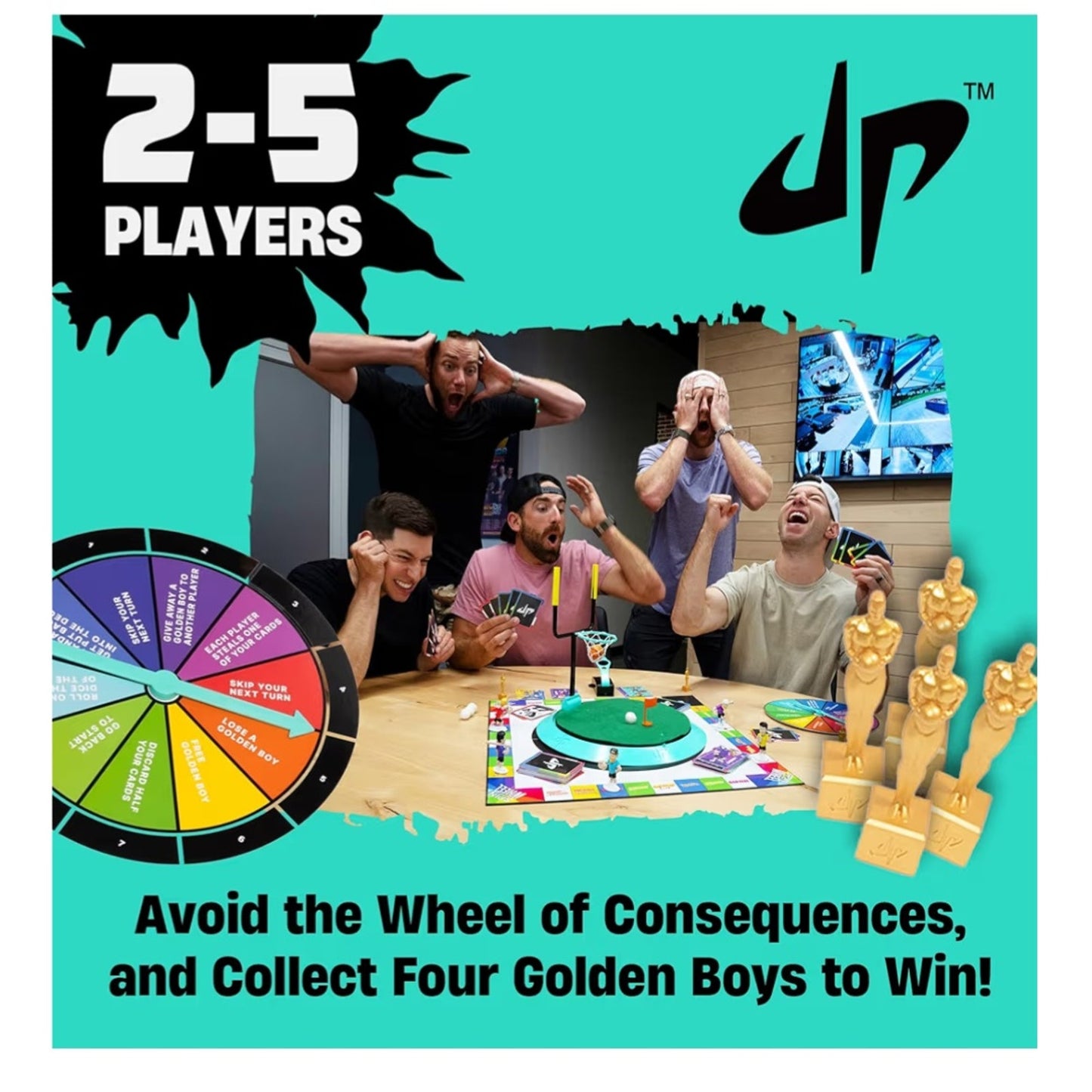 New! Dude Perfect Board Game, 2-5 Players
