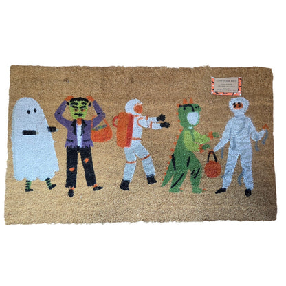 Halloween Coir Door Mat 20x34 Inches - Festive Seasonal Decor - New