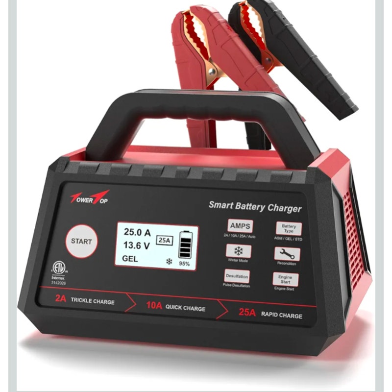 2/10/25 Amp 12V Smart Car Battery Charger