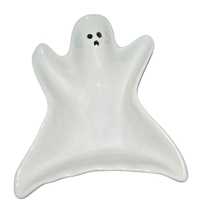 New Global Design Concepts Happy Halloween White Ghost Dipping Bowl