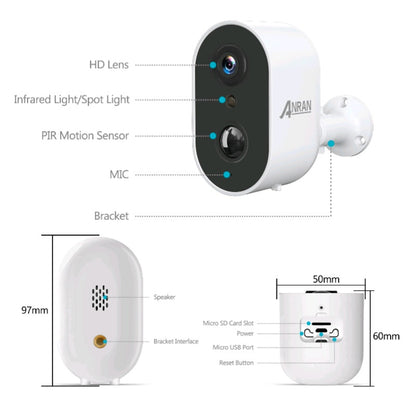 2K Wireless Security Camera System WIFI
