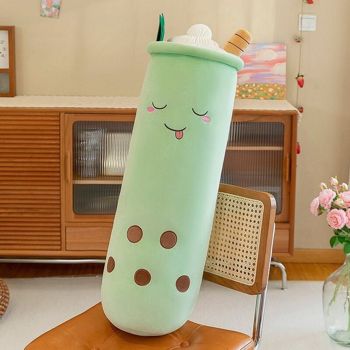 Boba Tea Plush Pillow Cute Bubble Tea Stuffed Animal Toy