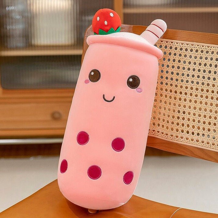 Boba Tea Plush Pillow Cute Bubble Tea Stuffed Animal Toy