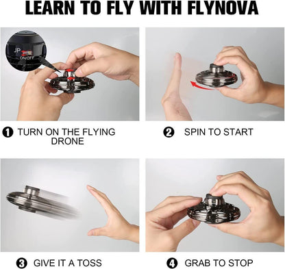 Flying Spinner Toy with LED Lights – Indoor & Outdoor Fun