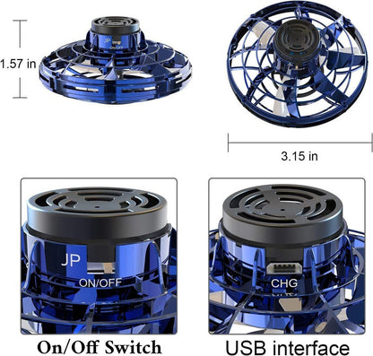 Flying Spinner Toy with LED Lights – Indoor & Outdoor Fun